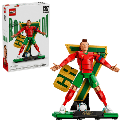 Construcciones Y Puzzles Lego Cristiano Ronaldo: Leyenda Del Fútbol multicolor para niños