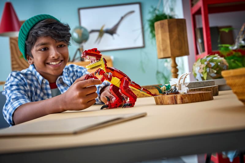 Construcciones Y Puzzles Lego Feroz Dinosaurio multicolor para niños