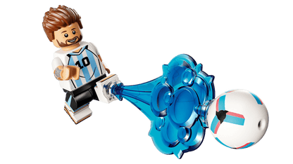Construcciones Y Puzzles Lego Lionel Messi: Fenómenos Del Fútbol multicolor para niños