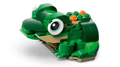 Construcciones Y Puzzles Lego Tortuga Con Flor De Nenúfar multicolor para niños