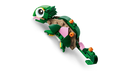 Construcciones Y Puzzles Lego Tortuga Con Flor De Nenúfar multicolor para niños