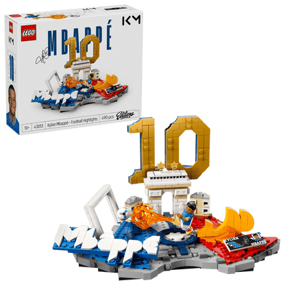 Construcciones Y Puzzles Lego Kylian Mbappé: Fenómenos Del Fútbol multicolor para niños