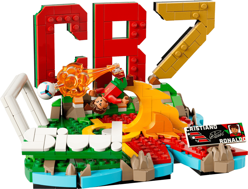 Construcciones Y Puzzles Lego Cristiano Ronaldo: Fenómenos Del Fútbol multicolor para niños
