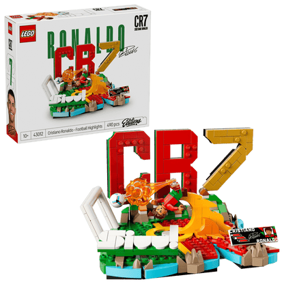 Construcciones Y Puzzles Lego Cristiano Ronaldo: Fenómenos Del Fútbol multicolor para niños