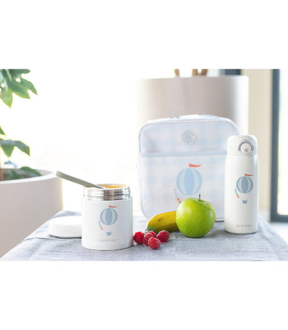 Para Comer Olmitos Bolsa Isotérmica Merienda Balloon Air Azul multicolor para bebe