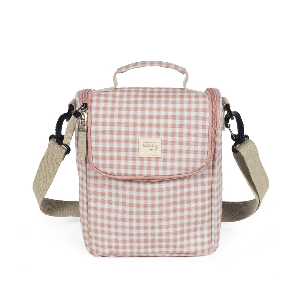 Paseo Walking Mum 36302-Rosa Bolsa Térmica Para Biberones i Love vichy Pink para mundo bebé