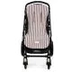 Paseo Pasito A Pasito Colchoneta Recta Universal Para Silla De Paseo Cherry Rayas burdeos para bebe