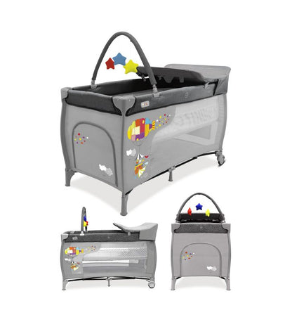 En Casa Asalvo 16522-Gris multicolor para mundo bebé