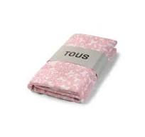 Paseo Tous Muselina Bambú 120X120 Cm Muse-2205 Rosa rosa para bebe