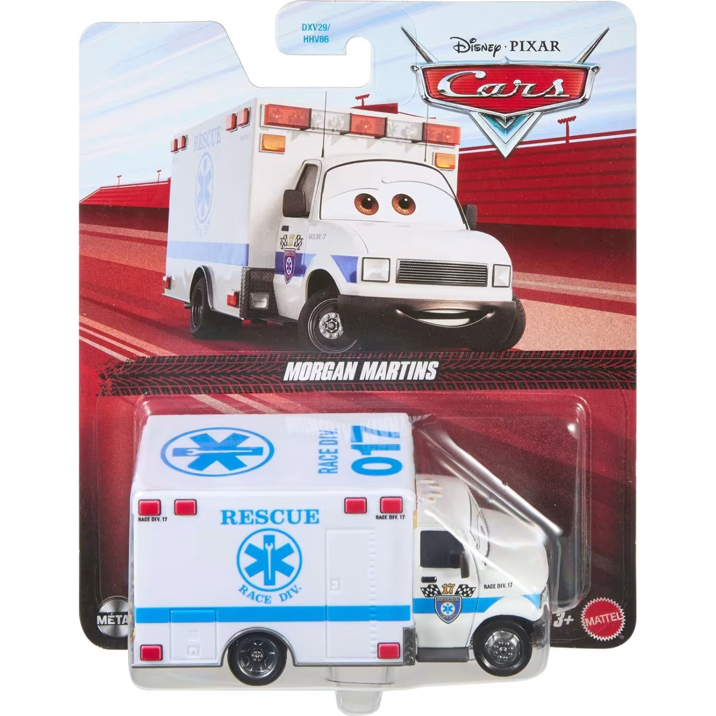 Vehículos Y Radiocontrol Mattel Games Disney Pixar Cars - Camión De Rescate Morgan Martins multicolor para niños