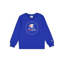 Camisetas Y Polos Champion 306843-Azul multicolor para niños