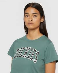 Camiseta Dickies Dk0A4Ys8H151-Green multicolor para mujer