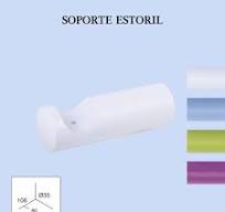 Accesorios Riel Chyc Soporte Abierto Estoril blanco para