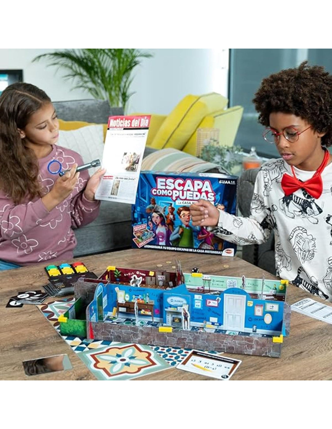 Juegos De Mesa Bizak Escapa Como Puedas La Casa Misteriosa multicolor para niños