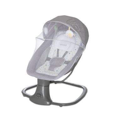 En Casa Asalvo Hamaca Musical Evolutiva  Kahlo Triangles gris para bebe