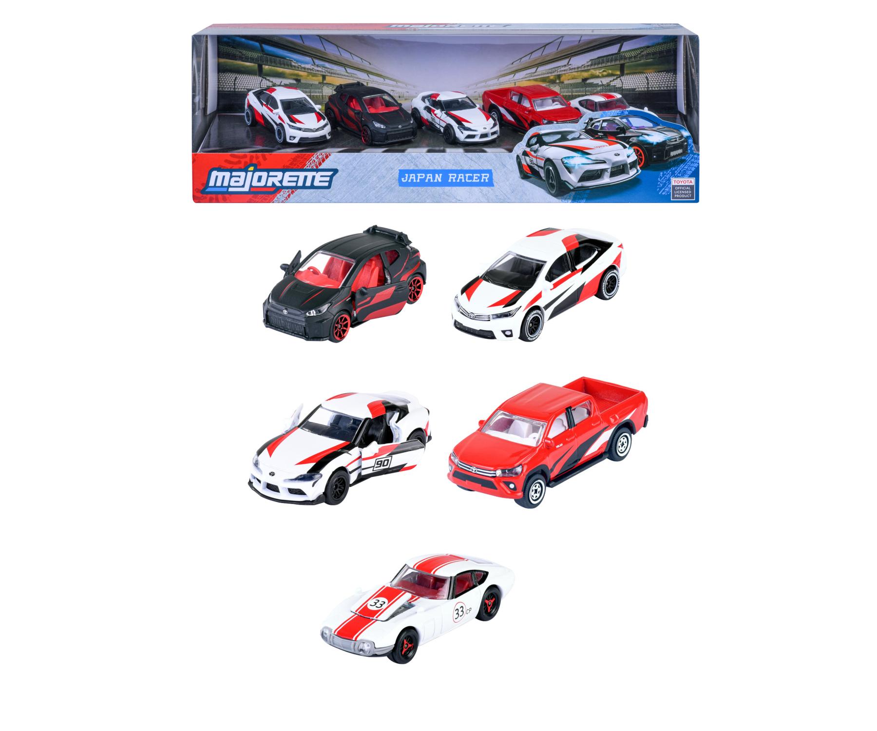 Vehículos Y Radiocontrol Simba Majorette Toyota Racing Giftpack 5 varios colores para niños