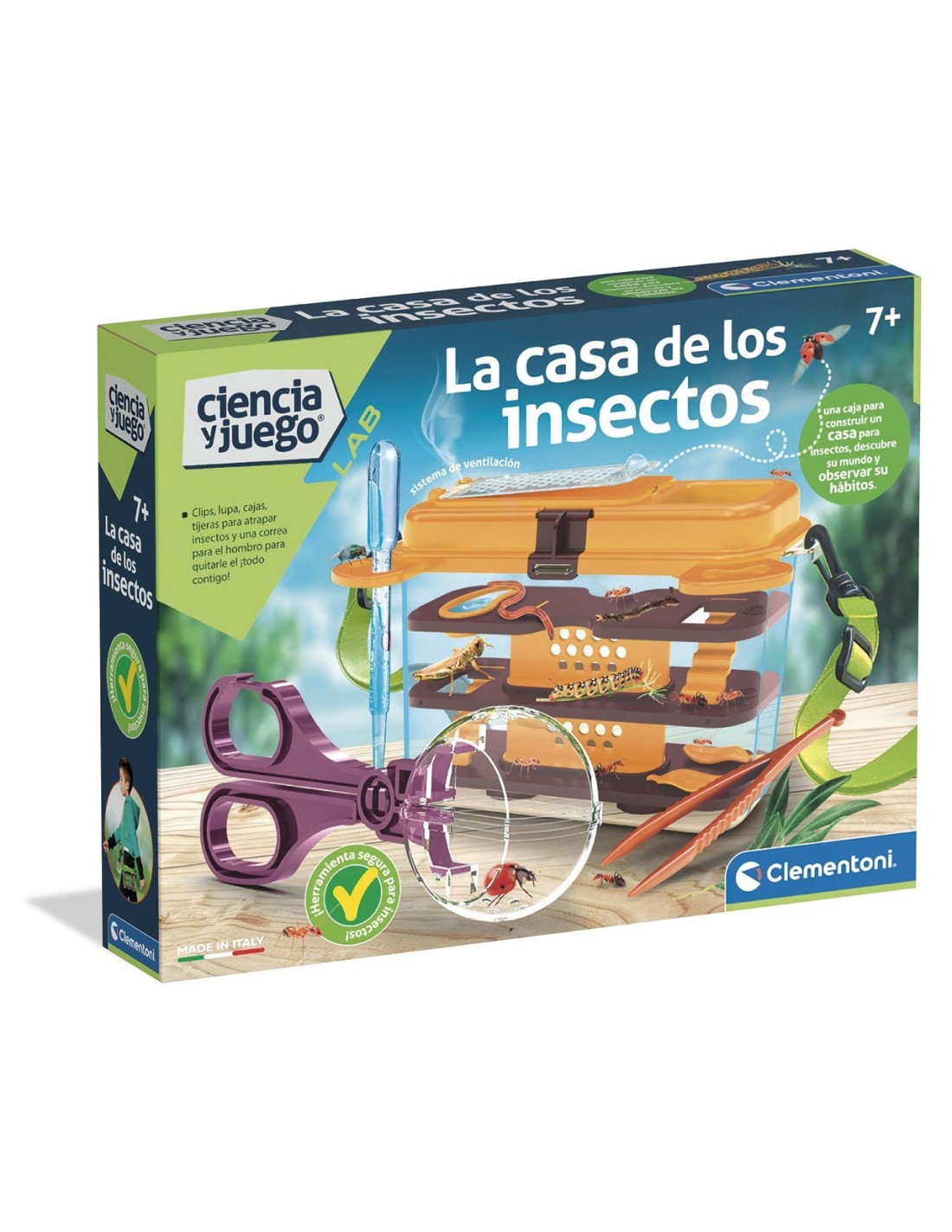 Juegos De Mesa Clementoni Ciencia Y Juego - La Casa De Los Insectos multicolor para niños