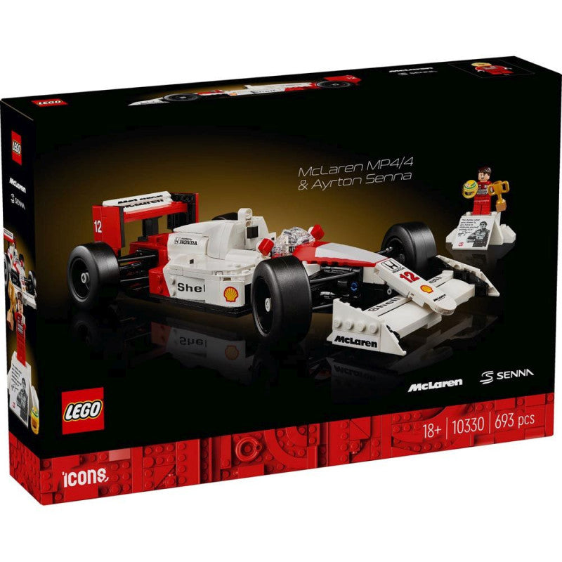 Construcciones Y Puzzles Lego Lego Icons Mclaren Mp4/4 & Ayrton Senna blanco para hombre