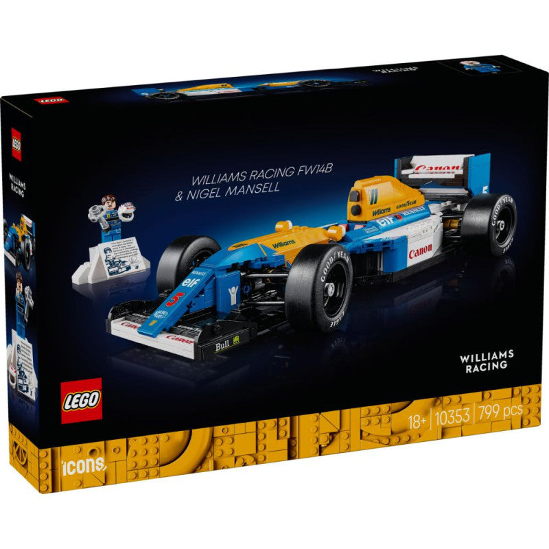 Construcciones Y Puzzles Lego Lego Icons Coche Williams Racing Fw14B & Nigel Mansell multicolor para unisex