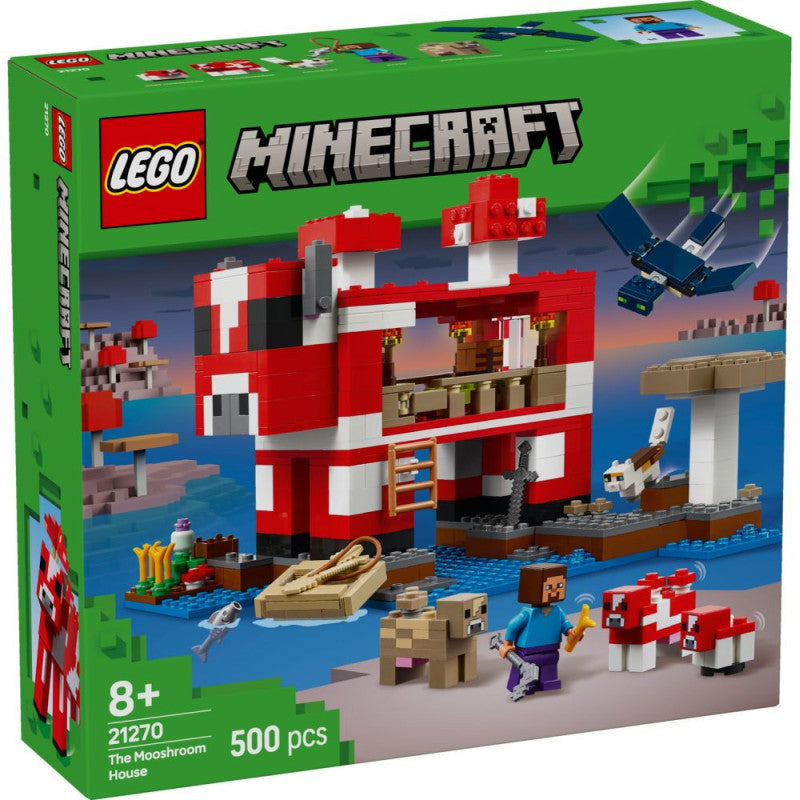 Construcciones Y Puzzles Lego Lego Minecraft La Casa Champiñaca multicolor para niños