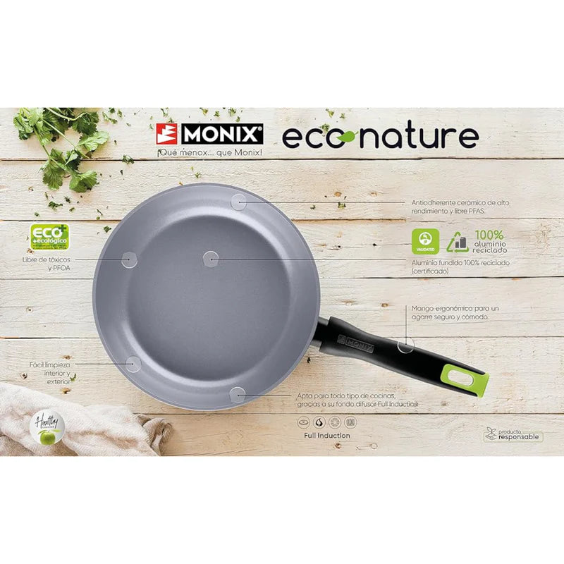 Para Cocinar Monix Eco Nature gris para unisex