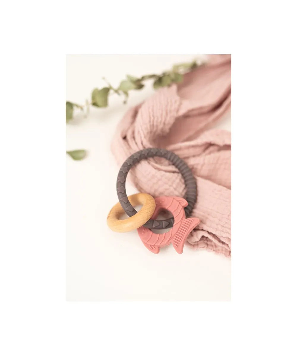 Regalos Olmitos 0336-Rosa multicolor para mundo bebé