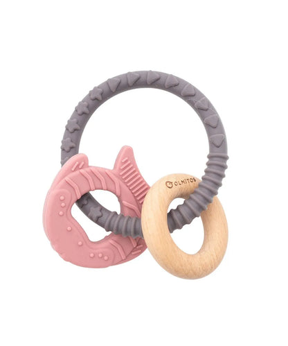 Regalos Olmitos 0336-Rosa multicolor para mundo bebé
