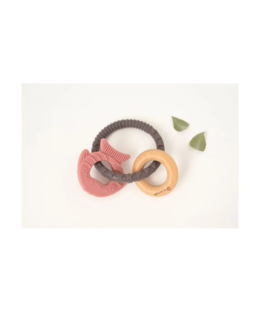 Regalos Olmitos 0336-Rosa multicolor para mundo bebé