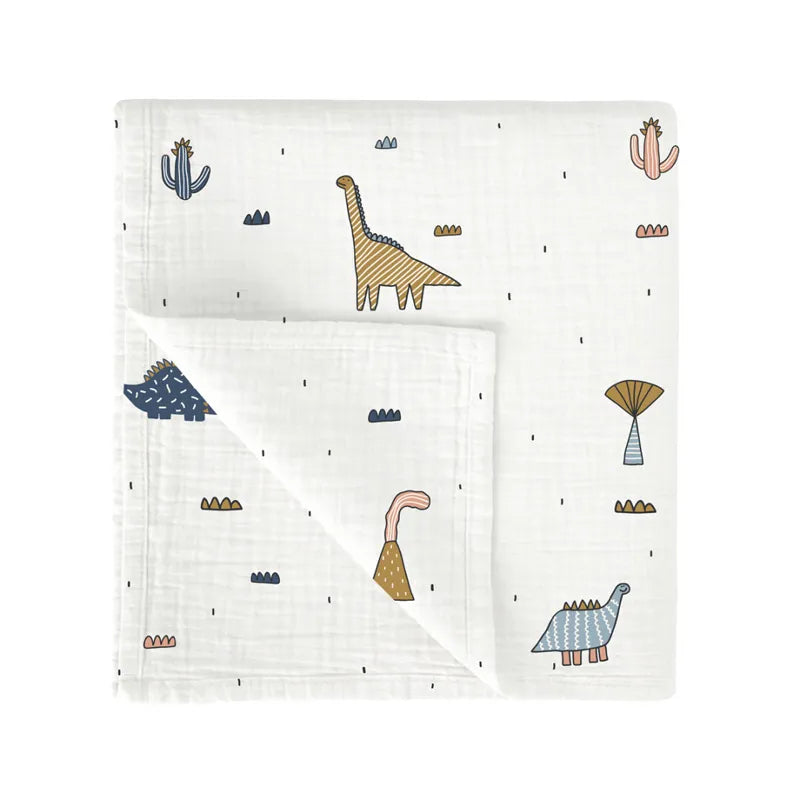 Paseo Bimbidreams Muselina Bambú 120X120 Cm Dinisaurius Multicolor multicolor para bebe