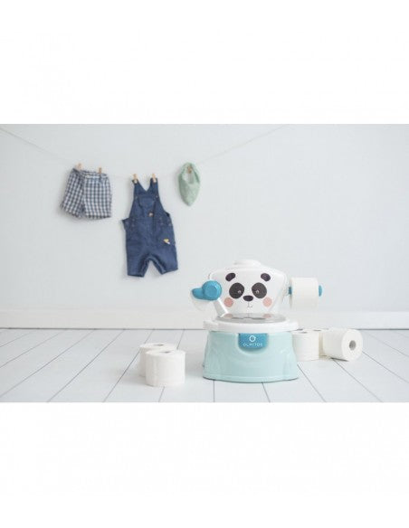 En Casa Olmitos Orinal Infantil Funny 2 En 1  azul para bebe