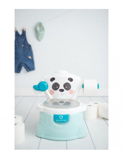 En Casa Olmitos Orinal Infantil Funny 2 En 1  azul para bebe