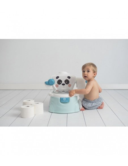 En Casa Olmitos Orinal Infantil Funny 2 En 1  azul para bebe