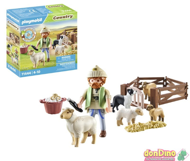 Otros Playmobil Pastor Con Rebaño multicolor para niños