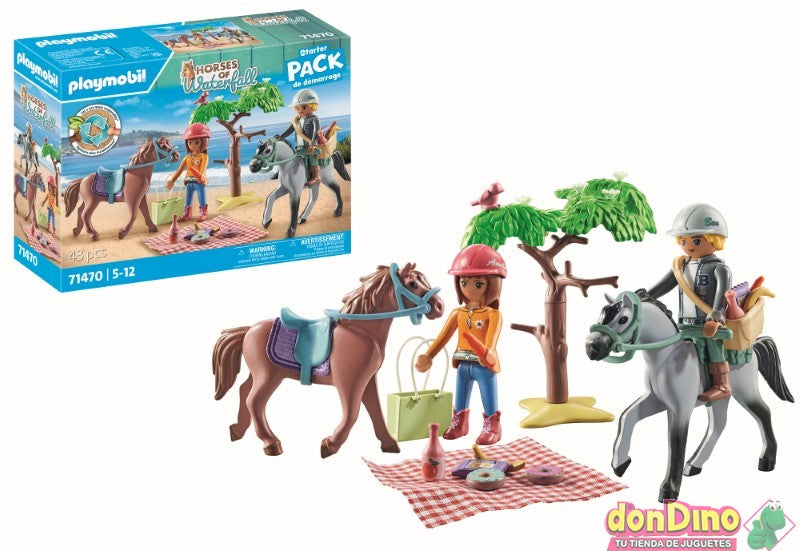 Otros Playmobil Merineda Con Caballos multicolor para unisex