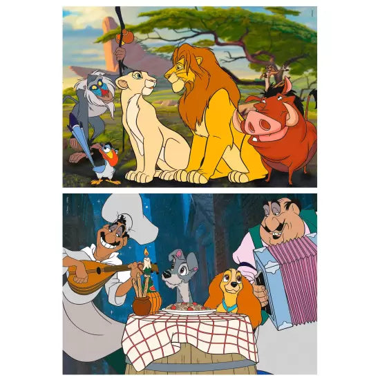 Construcciones Y Puzzles Educa Disney Classic 2 Puzzles 48 Piezas 28X20 Cm multicolor para niños