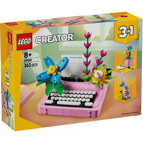 Construcciones Y Puzzles Lego Lego Creator Máquina De Escribir Con Flores multicolor para niños
