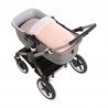 Paseo Cambrass Saco Capazo +Colchoneta Entretiempo Linen Rosa rosa para bebe