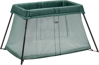 En Casa Babybjorn 040238-Verde Cuna De Viaje Light Tejido Mesh  para mundo bebé