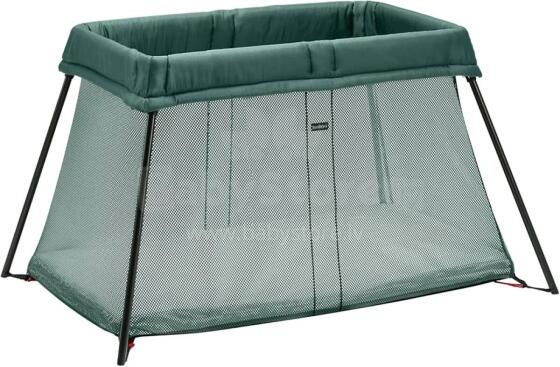 En Casa Babybjorn 040238-Verde Cuna De Viaje Light Tejido Mesh  para mundo bebé