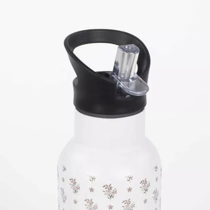 Para Comer Walking Mum Botella Térmica Con Pajita Botton Flor beige para bebe