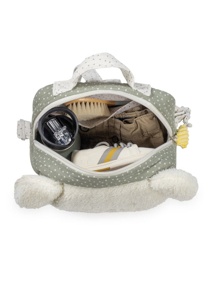 Paseo Walking Mum Mochila Ratoncito Topito Poppy Musgo verde para bebe