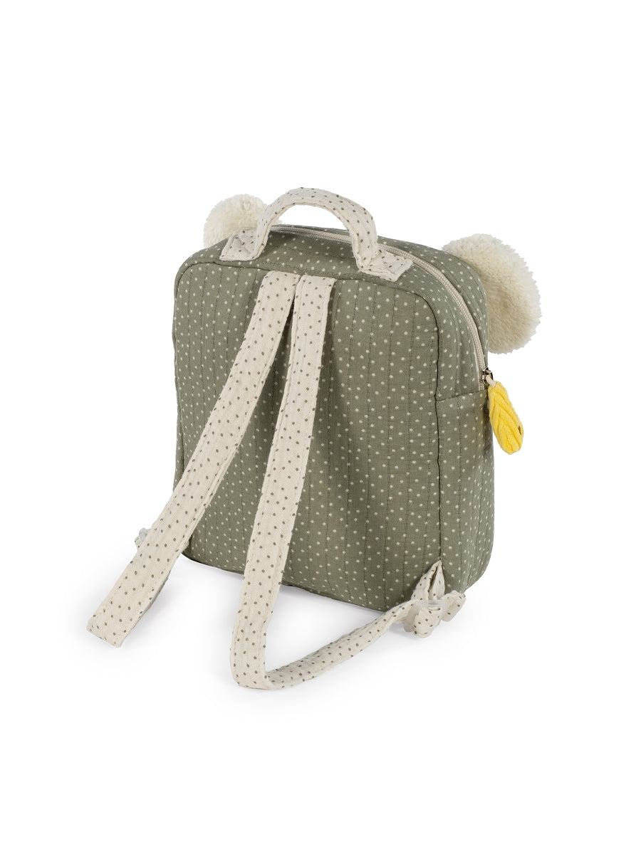 Paseo Walking Mum Mochila Ratoncito Topito Poppy Musgo verde para bebe