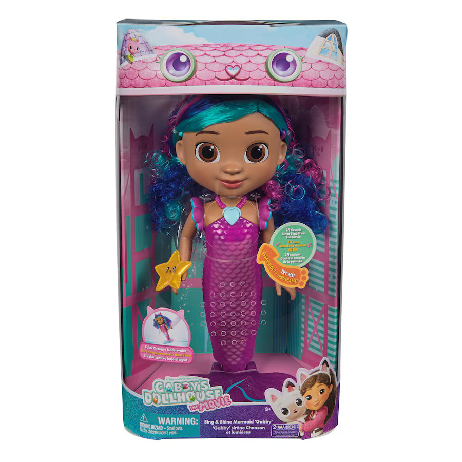 Muñecas Y Peluches Spin Master Gdh Movie Muñeca Sirena Interactiva multicolor para niños
